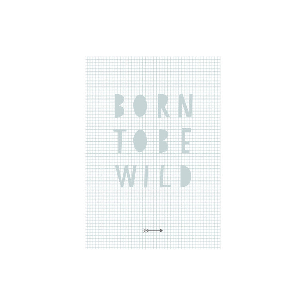 Poster 21x30 Born to be blue