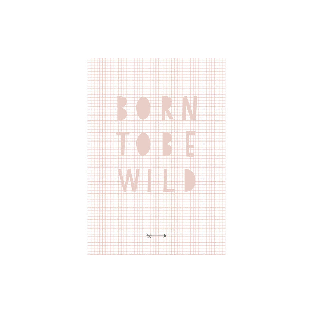 Poster 21x30 Born to be pink