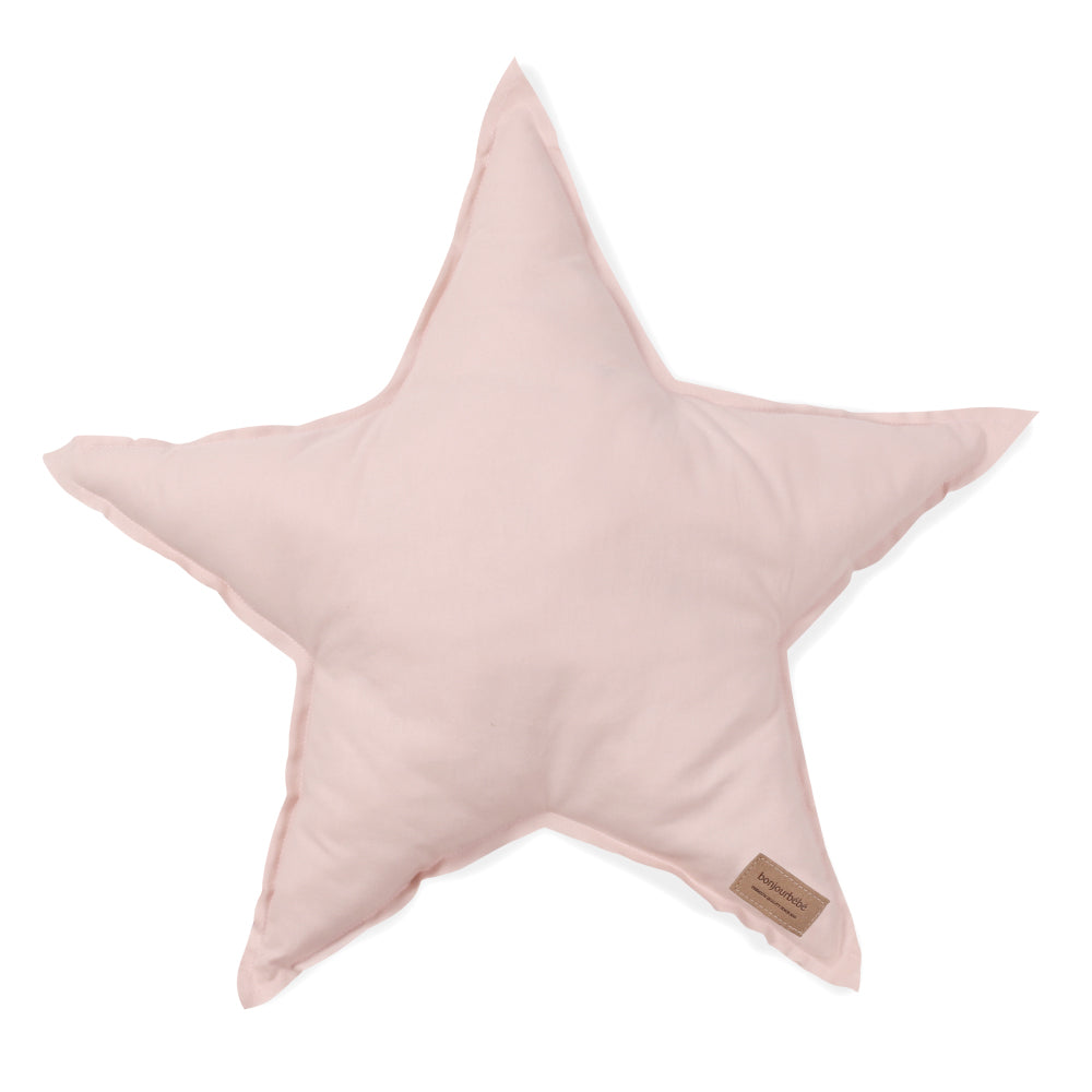 Cojin decorativo estrella rosa